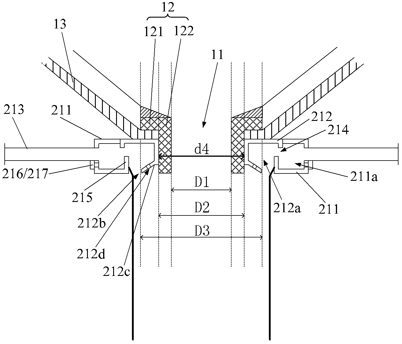 Entrained flow gasifier and slag hole brick thereof