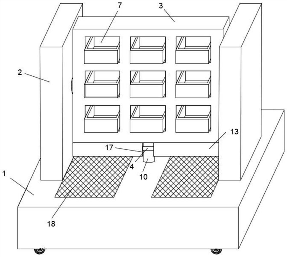 Shiitake mushroom planting frame facilitating shiitake mushroom picking