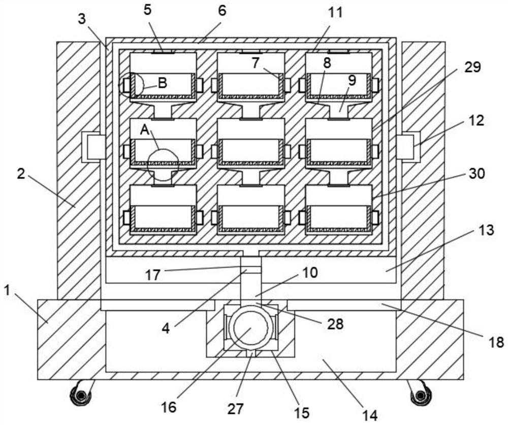 Shiitake mushroom planting frame facilitating shiitake mushroom picking