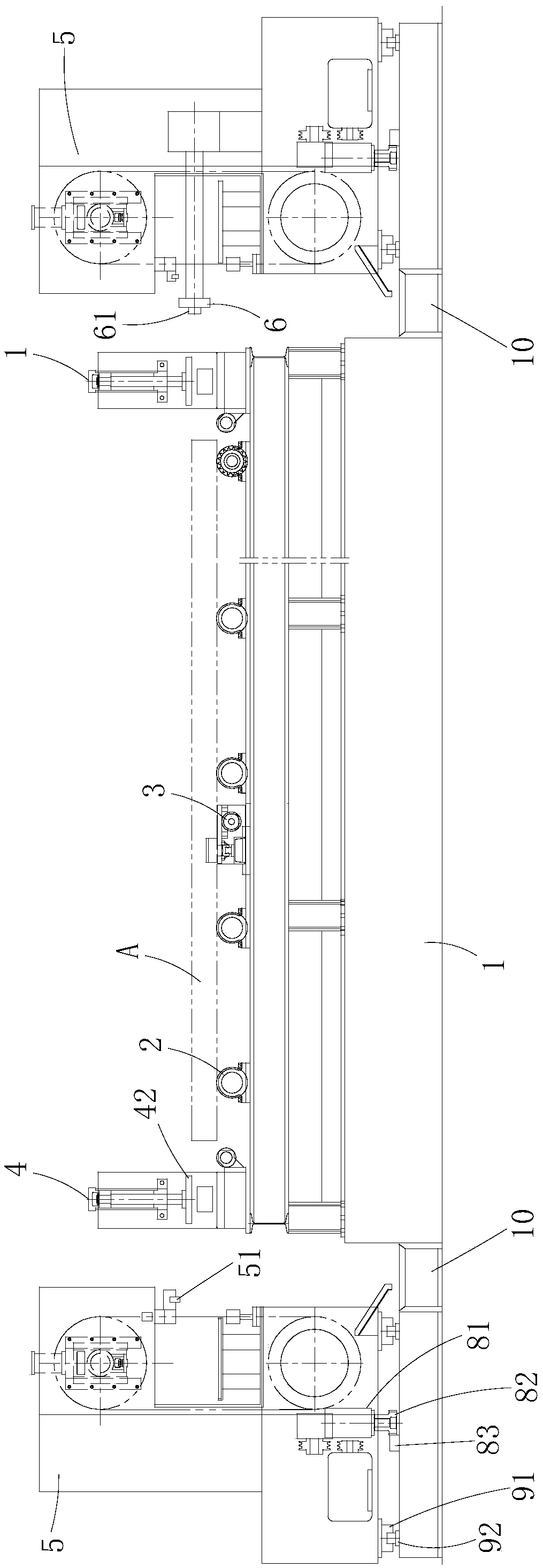 Condenser tube array saw cutting unit and sawing method thereof