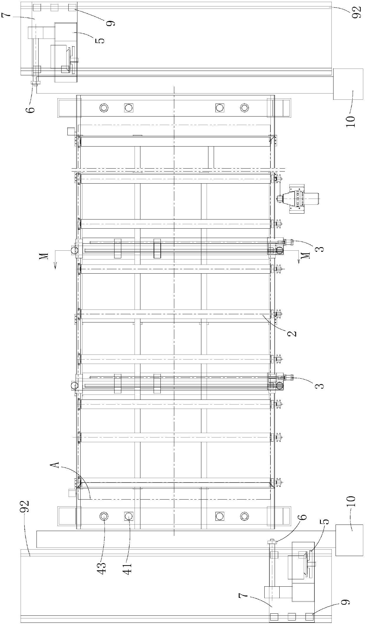 Condenser tube array saw cutting unit and sawing method thereof