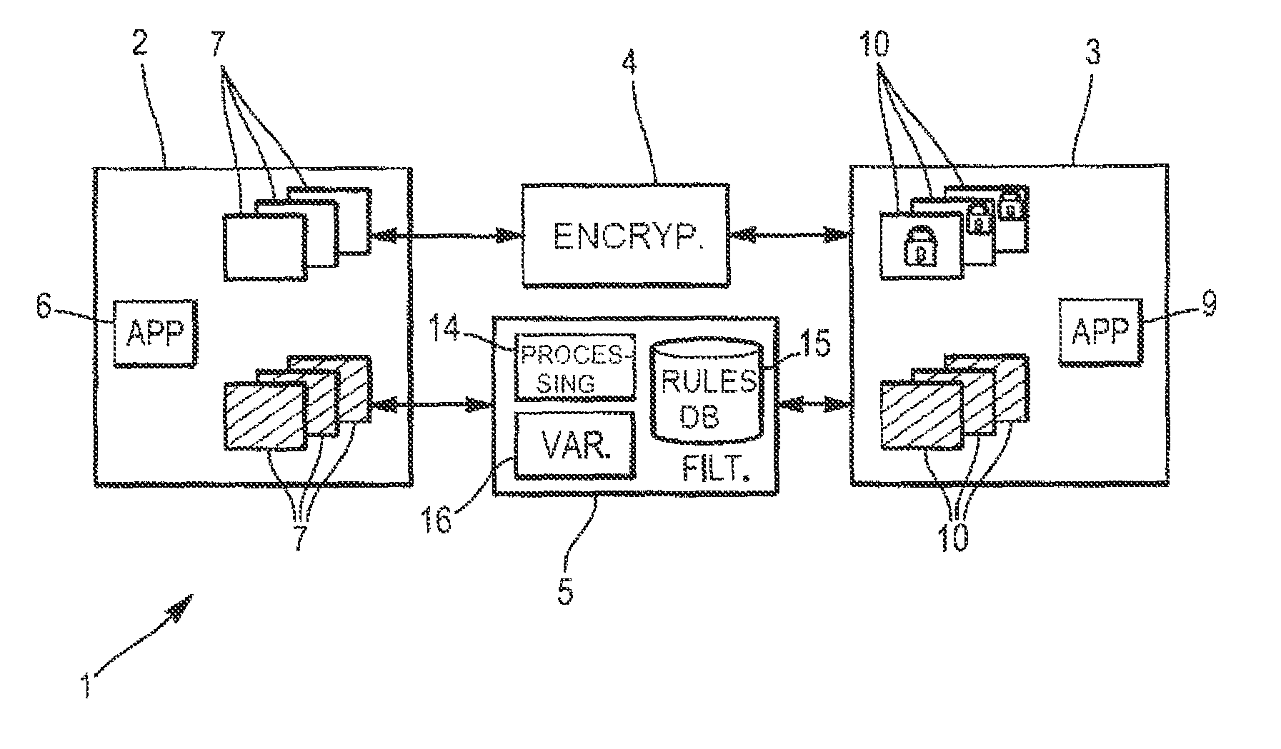 Method for manufacturing a filtering module