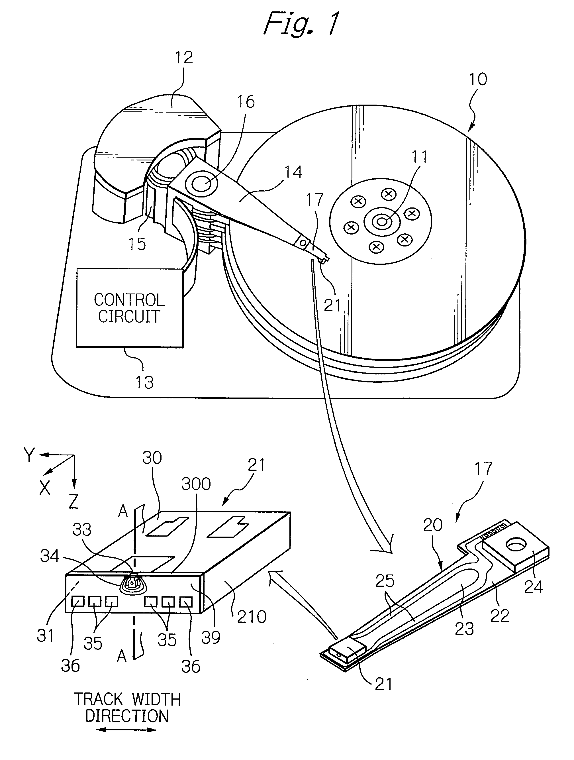 Thin-film magnetic head for microwave assist and microwave-assisted magnetic recording method