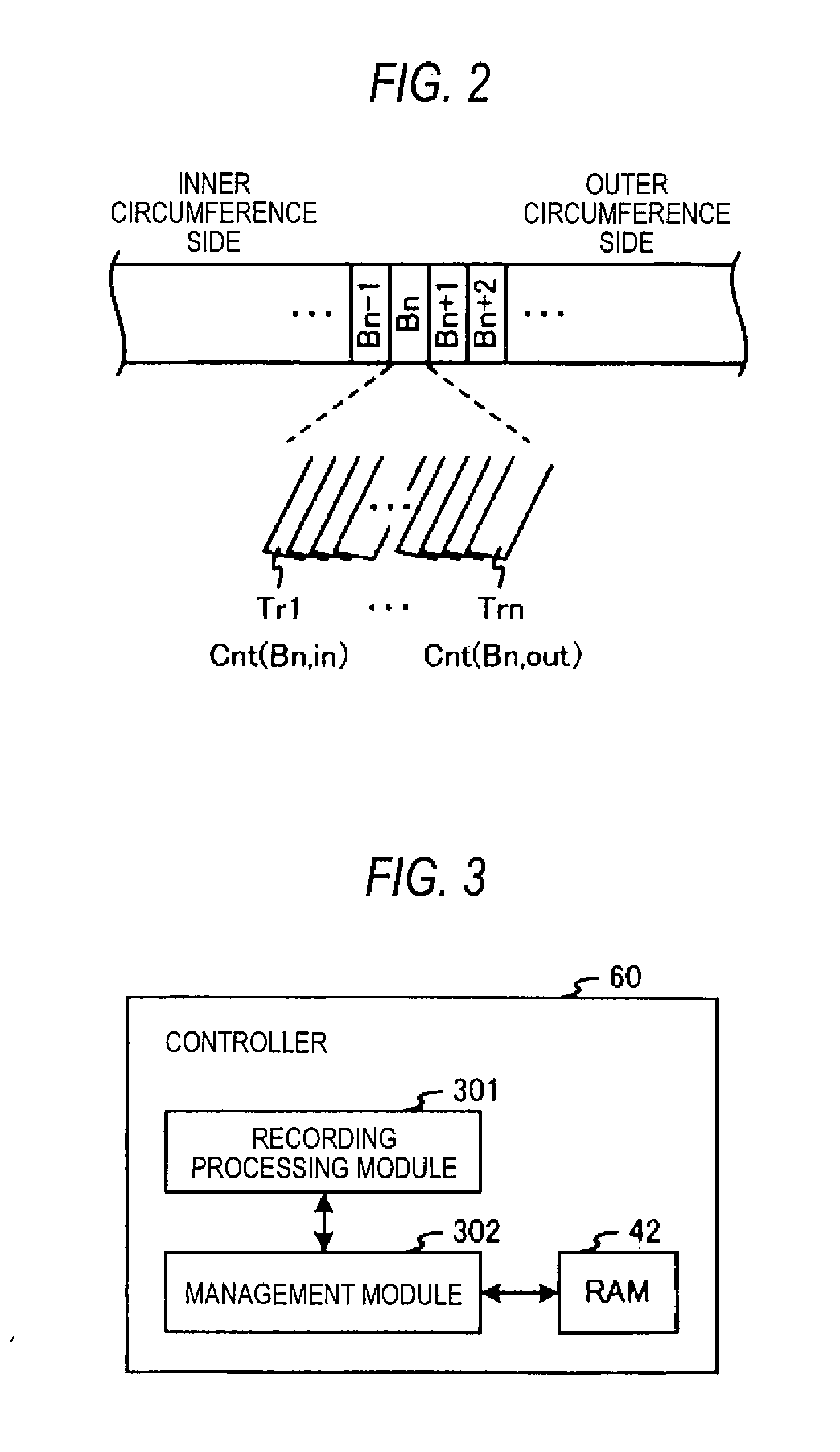 Information recording device and information recording method