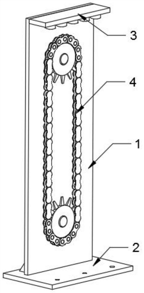 Building material sales display device with amplification mechanism