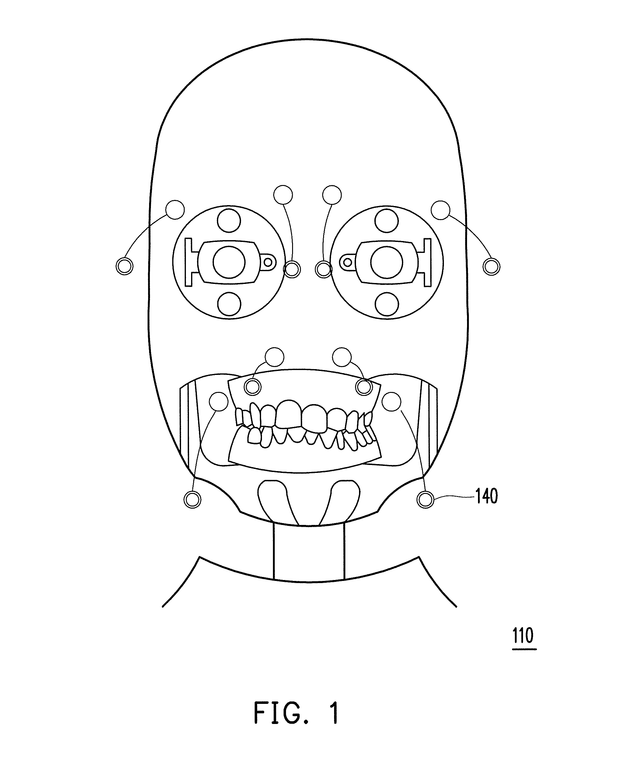 Facial expression control device