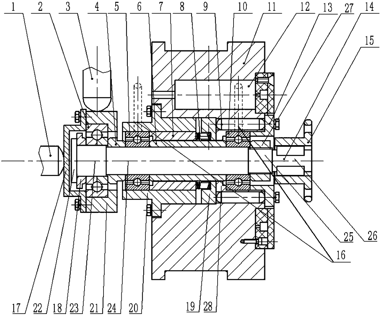 Bearing testing machine