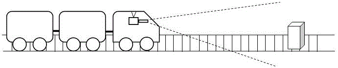All-weather high-speed railway vehicle-mounted roadblock detection system and method