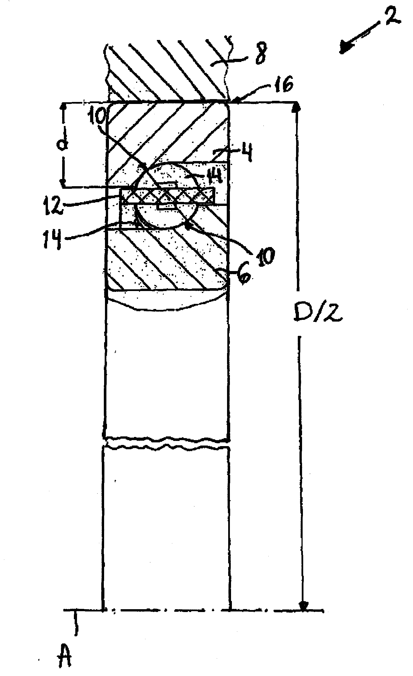 Roller bearing for underwater applications