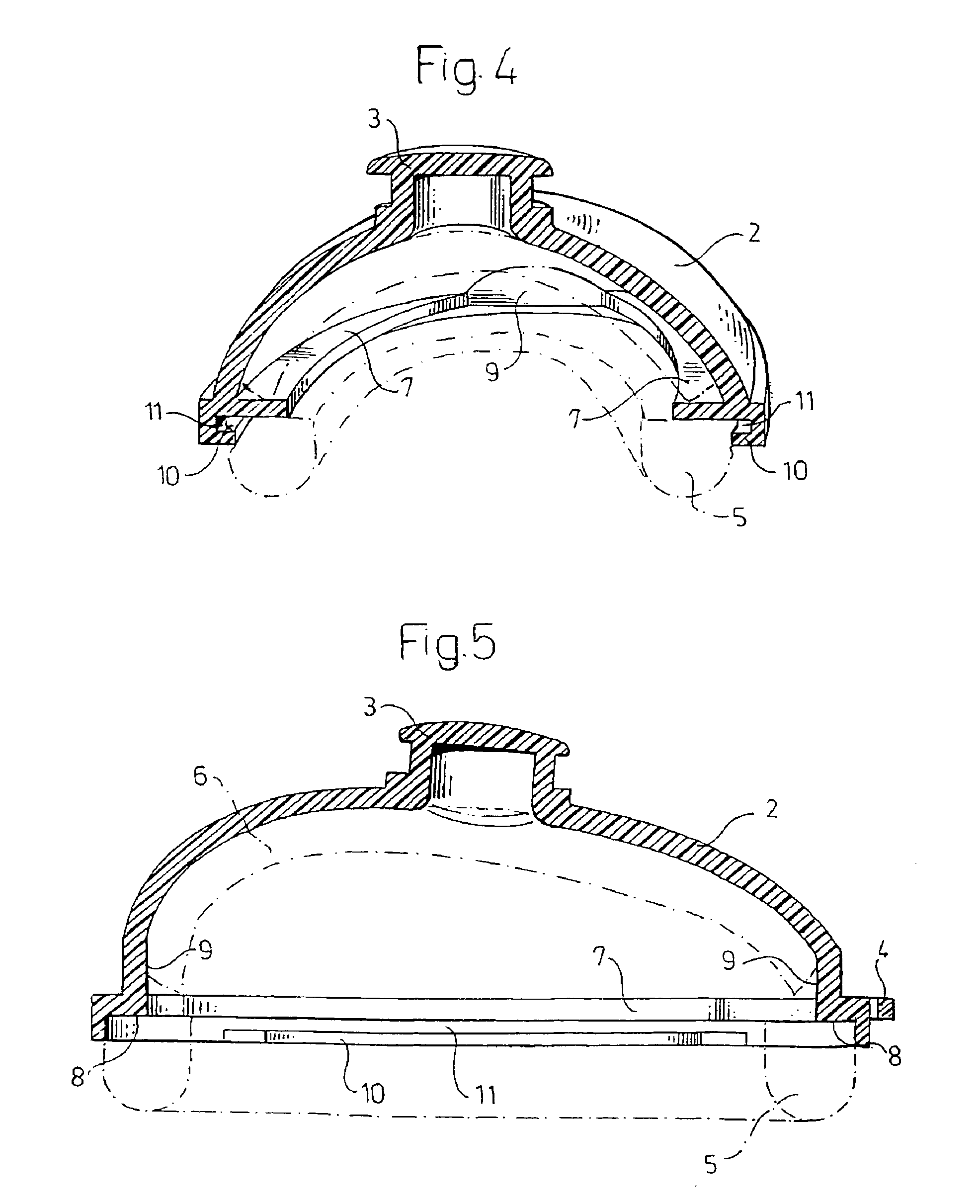 Method for producing a hearing protection cup, and tool used for its production