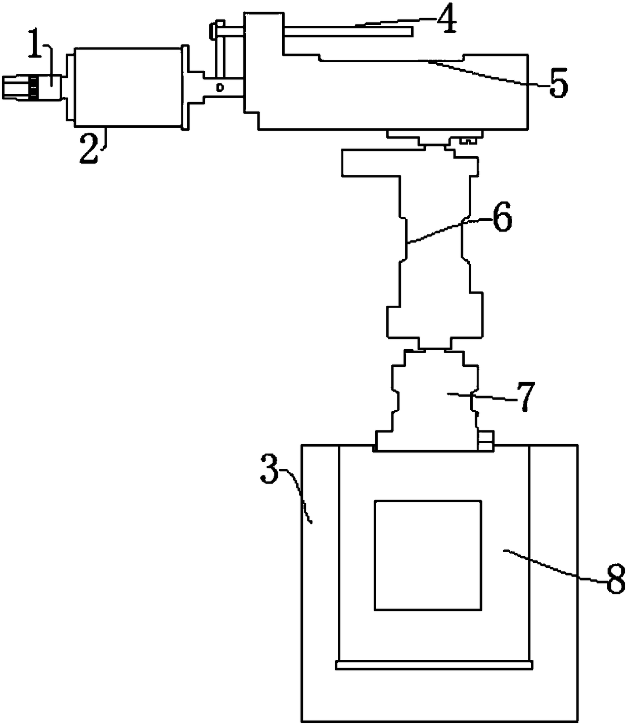 Industrial operational six-degree-of-freedom series robot