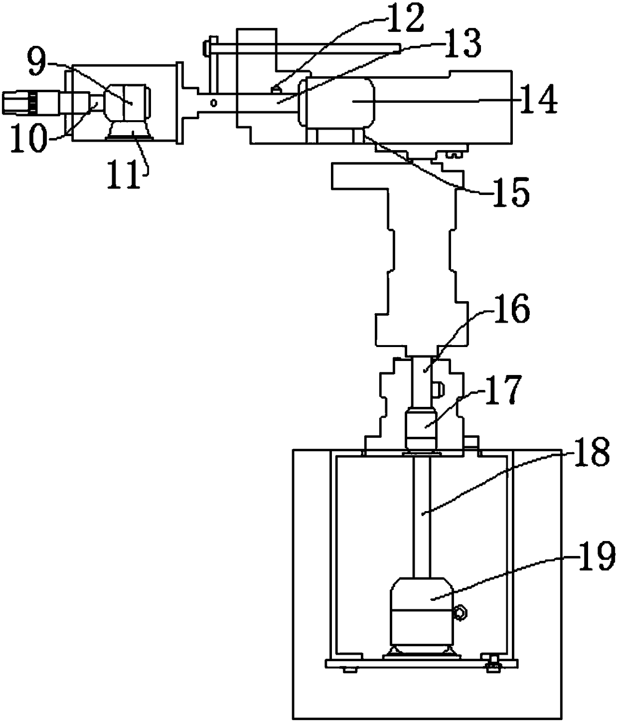 Industrial operational six-degree-of-freedom series robot