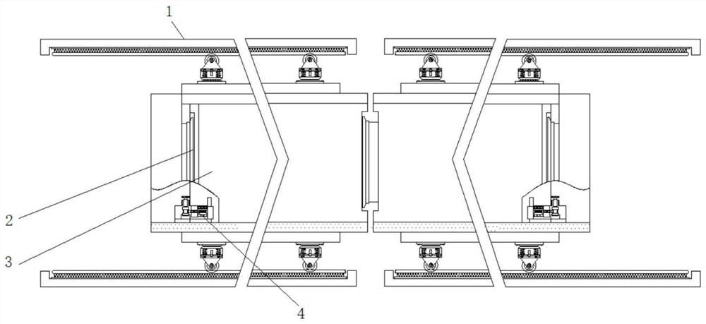 Mounting device for automatic door and window