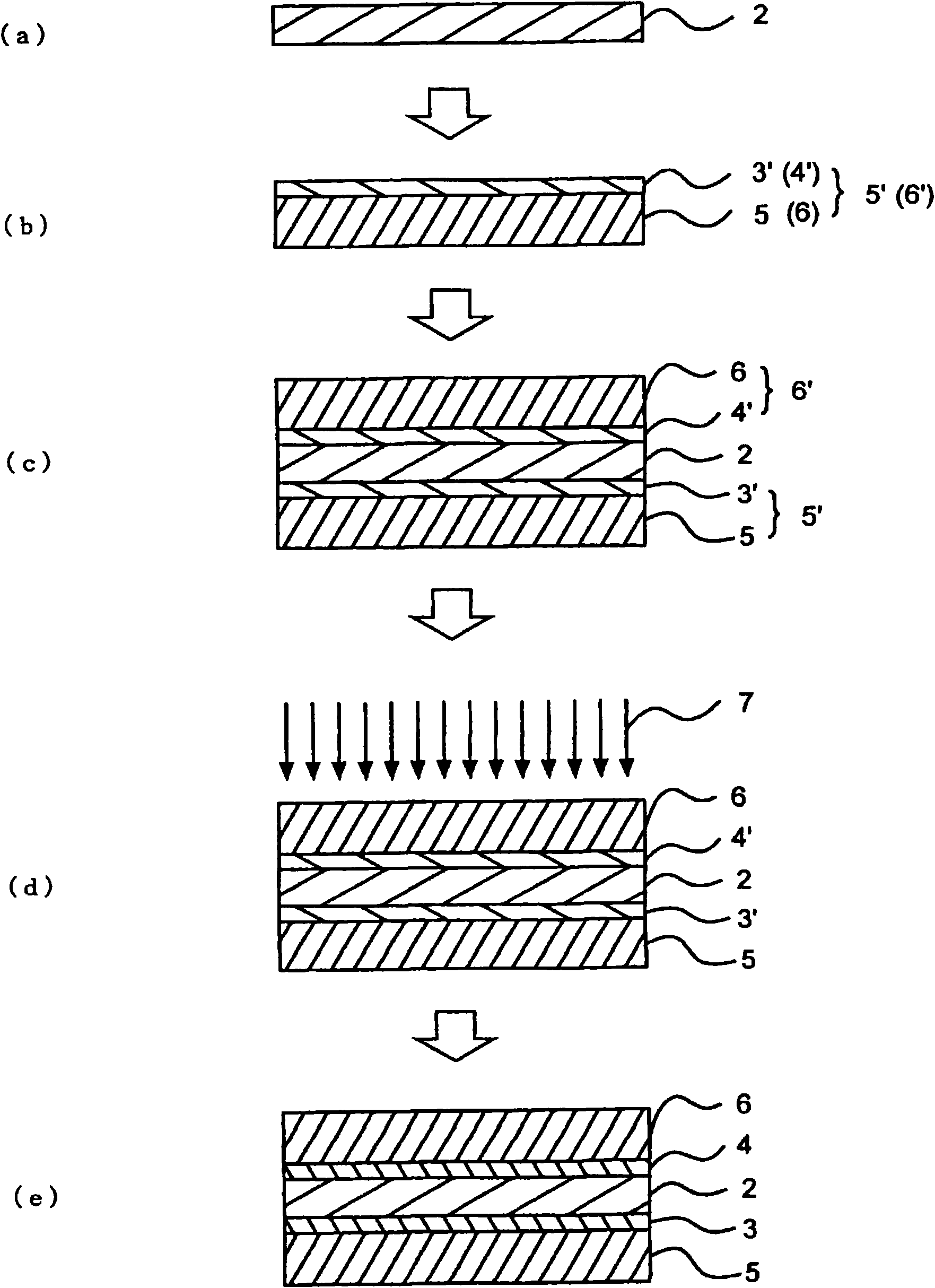Radiation settability composition for adhesive, polarizing film and manufacturing method thereof