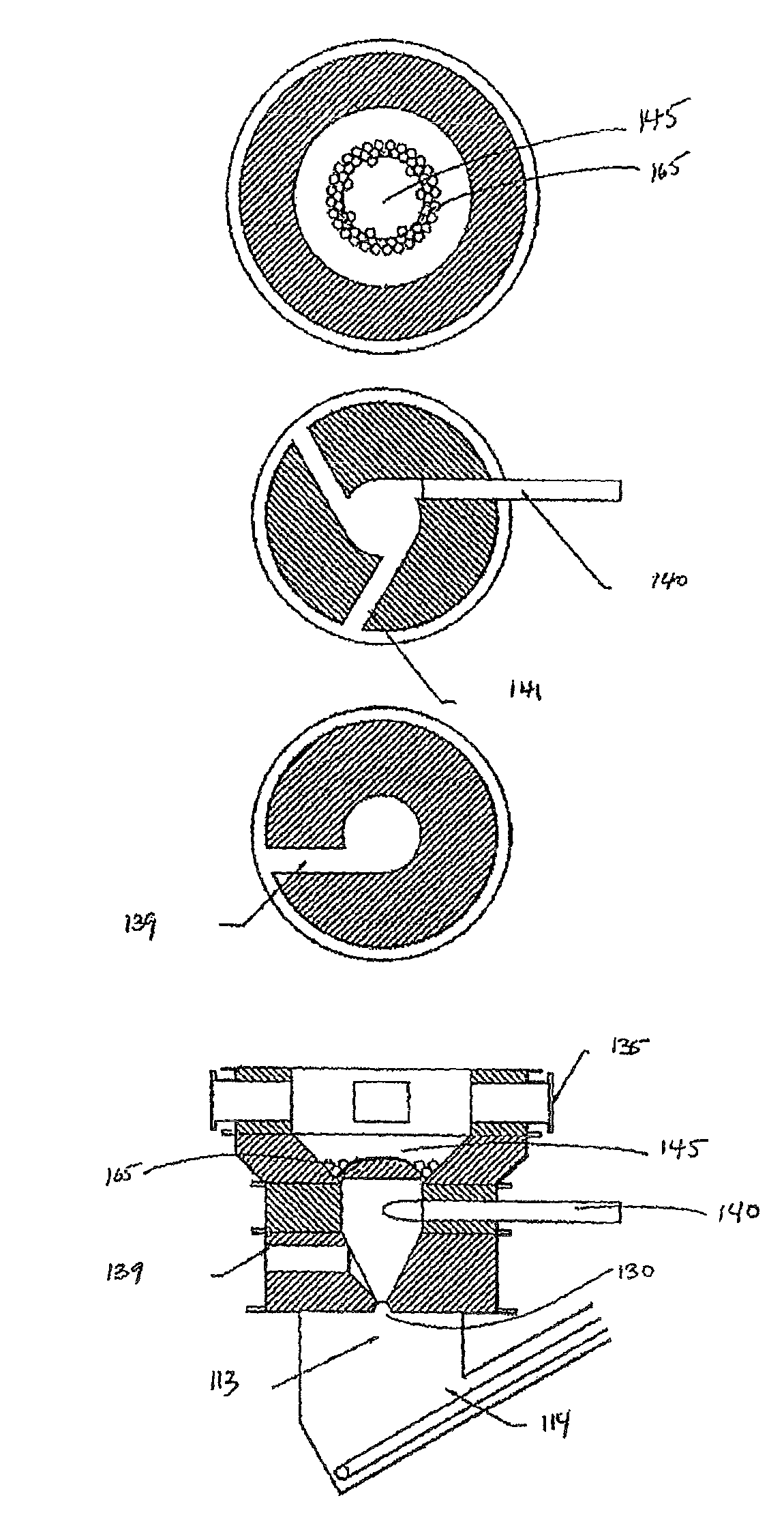 Gasification system with processed feedstock/char conversion and gas reformulation