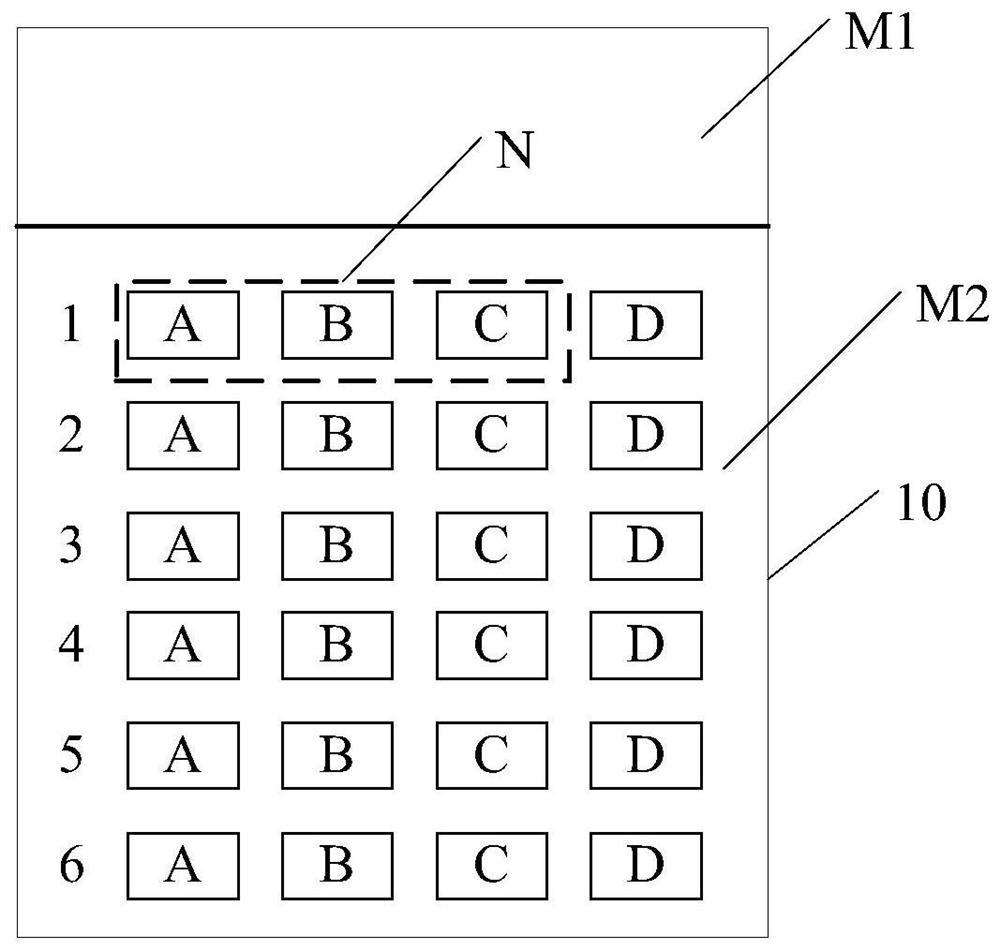 An electronic answer sheet, an electronic marking device and an electronic marking system