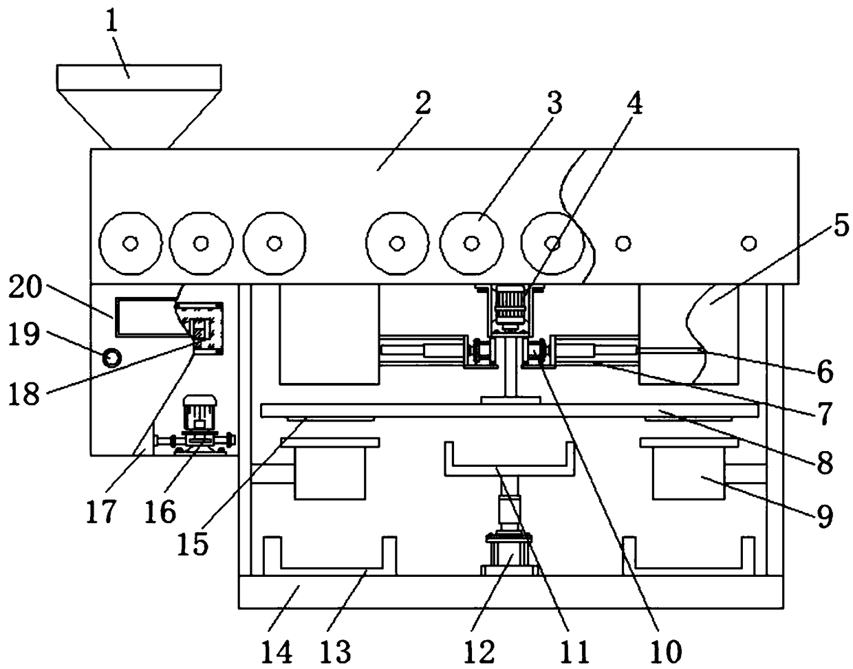 Bagging machine for fragrant pear