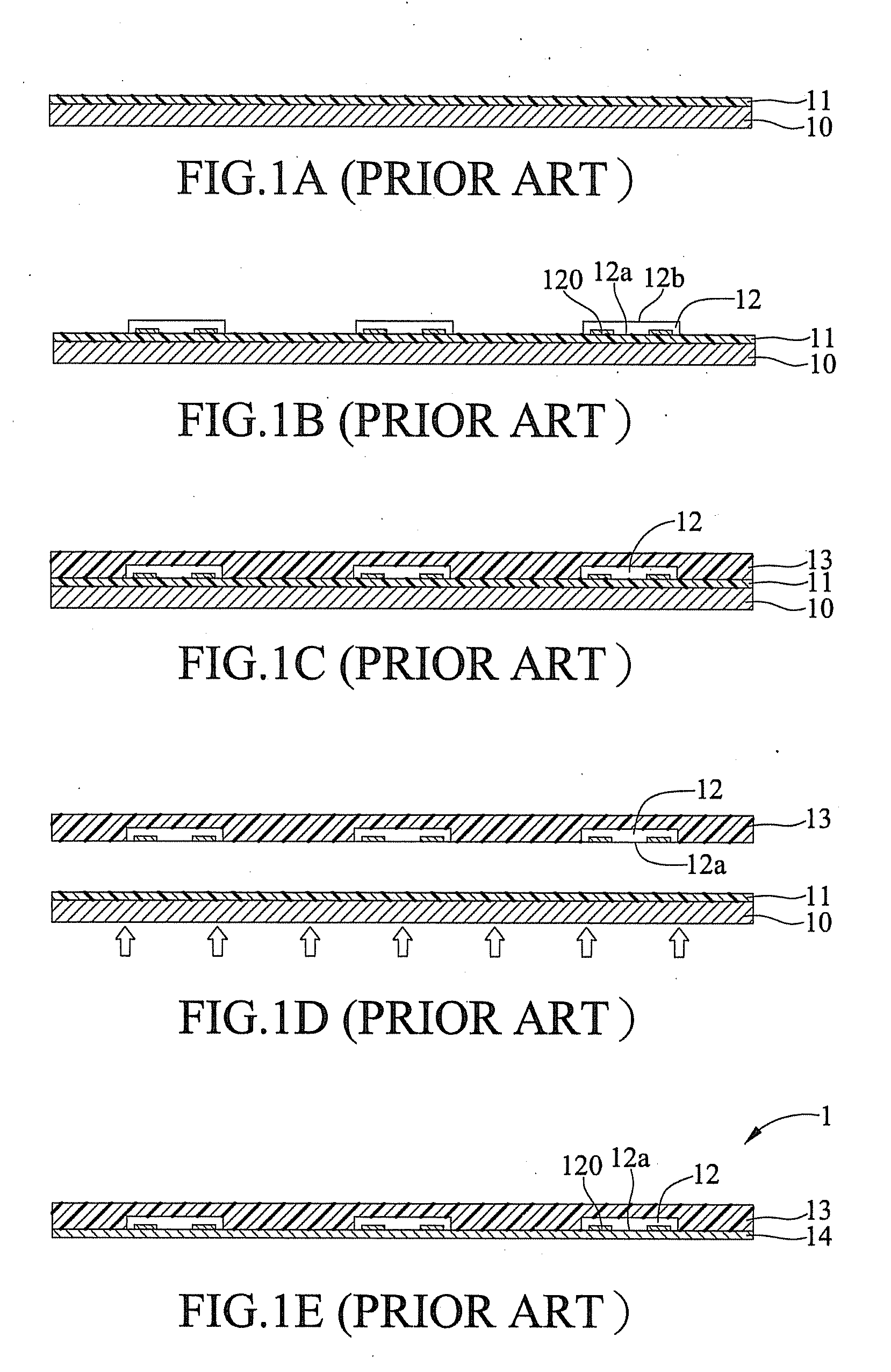 Carrier, semiconductor package and fabrication method thereof
