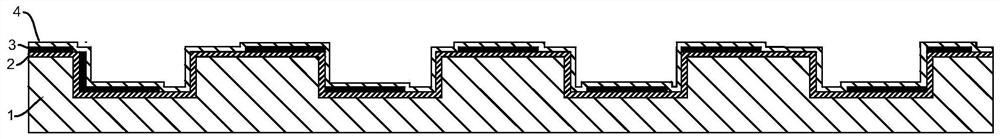 Production process of etched two-color decorative metal plate