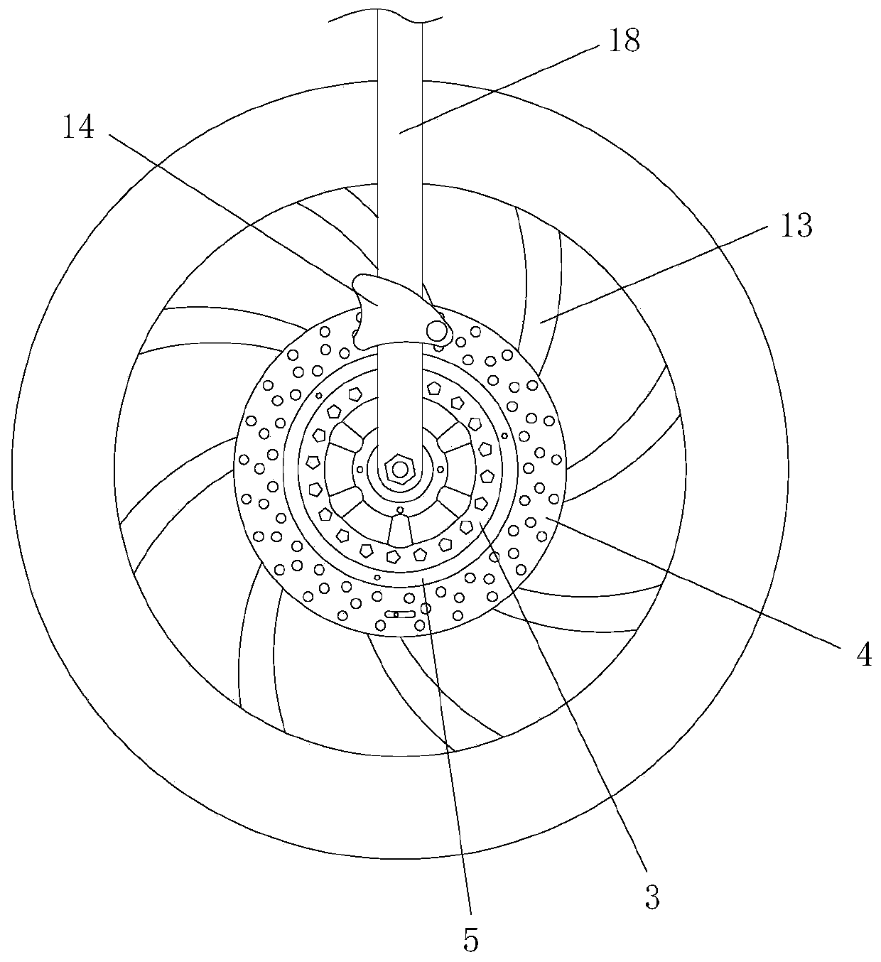 Disc brake disc and disc brake lock for two-wheeled vehicle