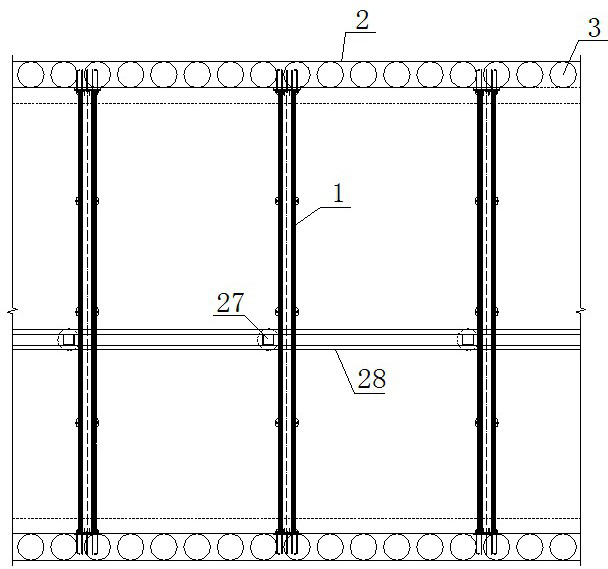 Fabricated type concrete-filled steel tube supporting system and construction method thereof