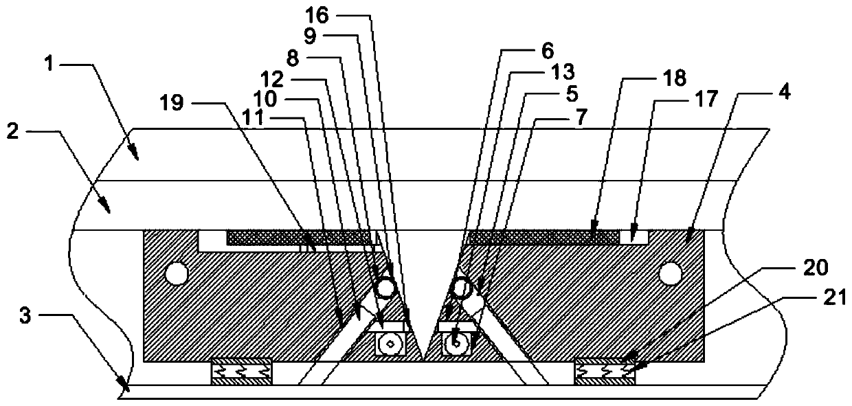 Horizontal cell structure to prevent self-discharge