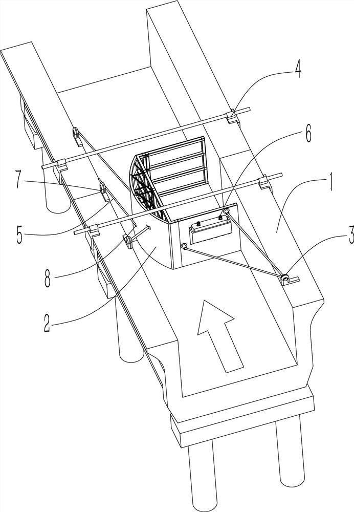 Enclosure device for continuous-water maintenance connecting seam of aqueduct