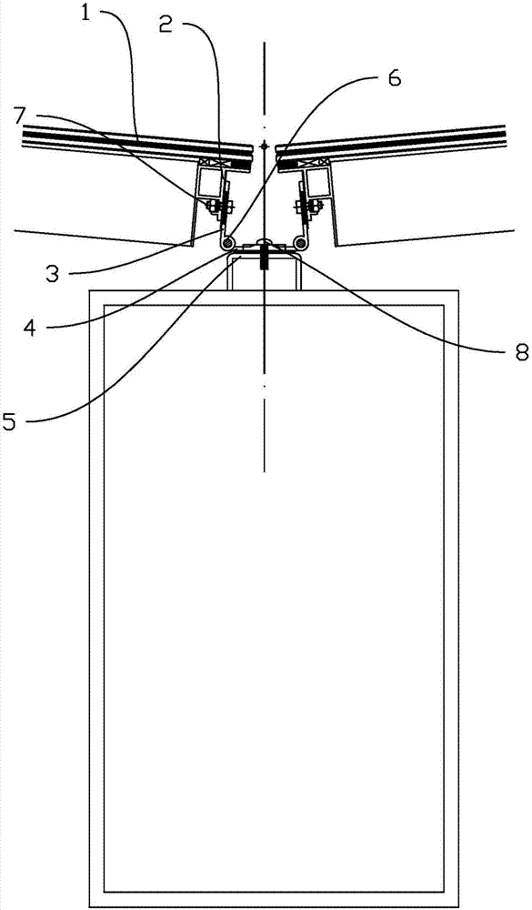 Curtain wall support adjusting system