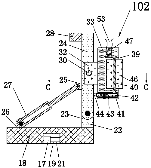 Rapid cleaning device for large-sized display screen