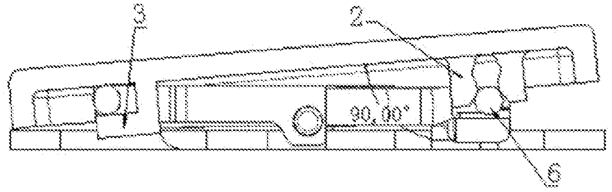 A key switch device using ultra-thin and ultra-small metal scissor feet