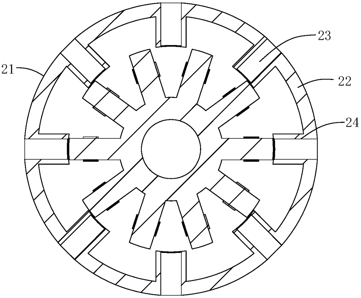 Centrifugal variable flux permanent magnet synchronous motor