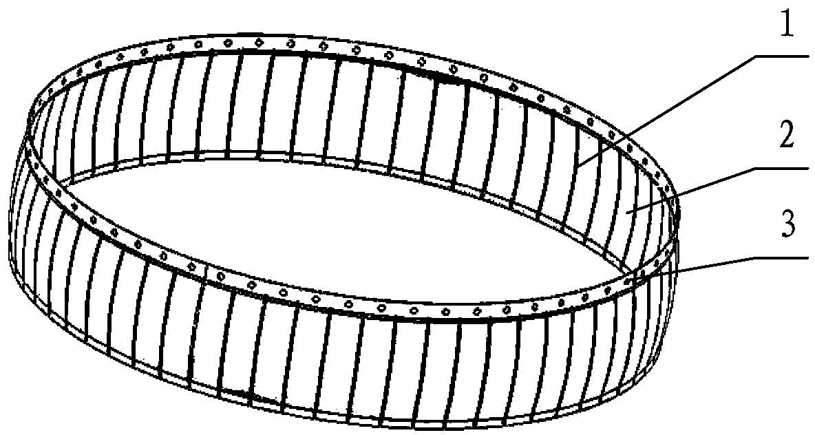 High-temperature alloy elastic seal piece processing technique and mould thereof