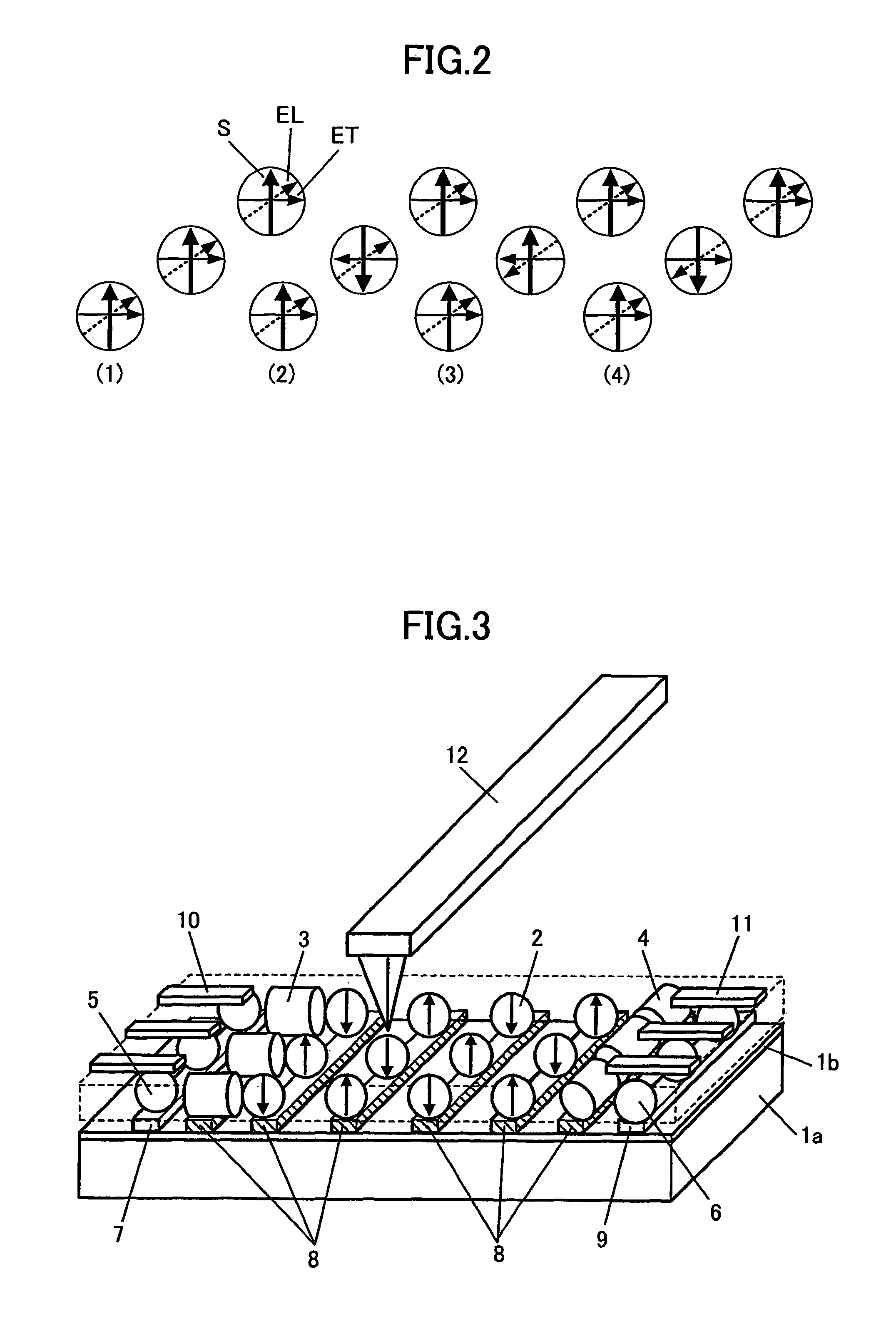 Information recording method and apparatus using plasmonic transmission along line of ferromagnetic nano-particles with reproducing method using fade-in memory