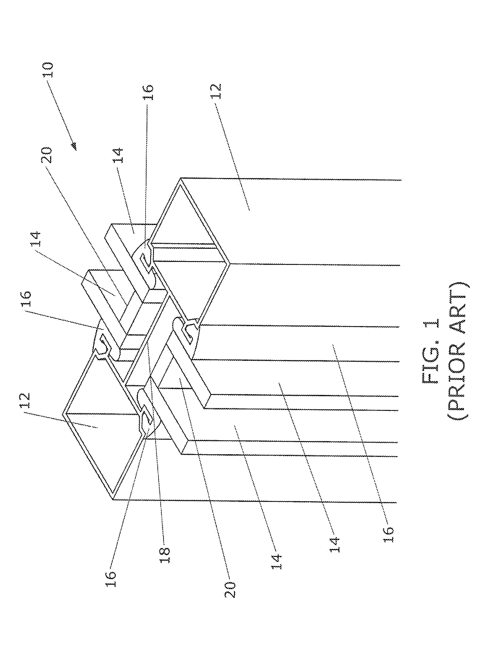 Anchor System for Extruded Columns