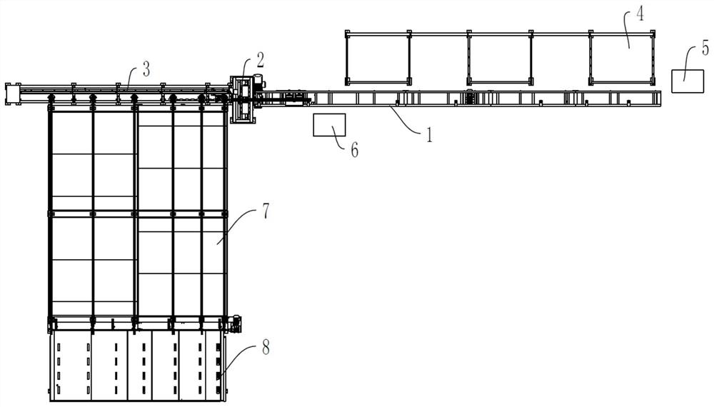 An automatic truss cutting device