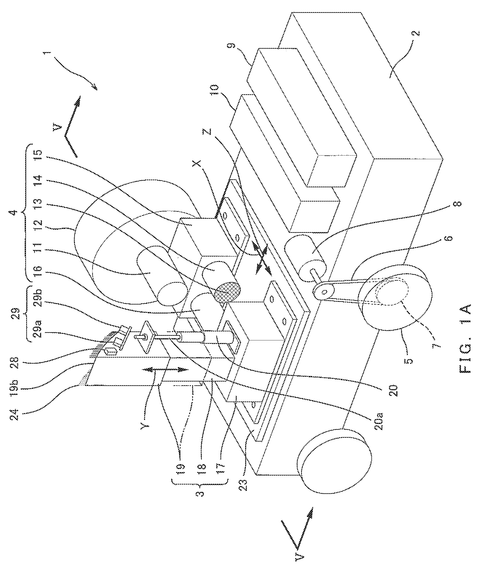 Cleaning device for sunlight collecting devices in a solar thermal electric power generation system