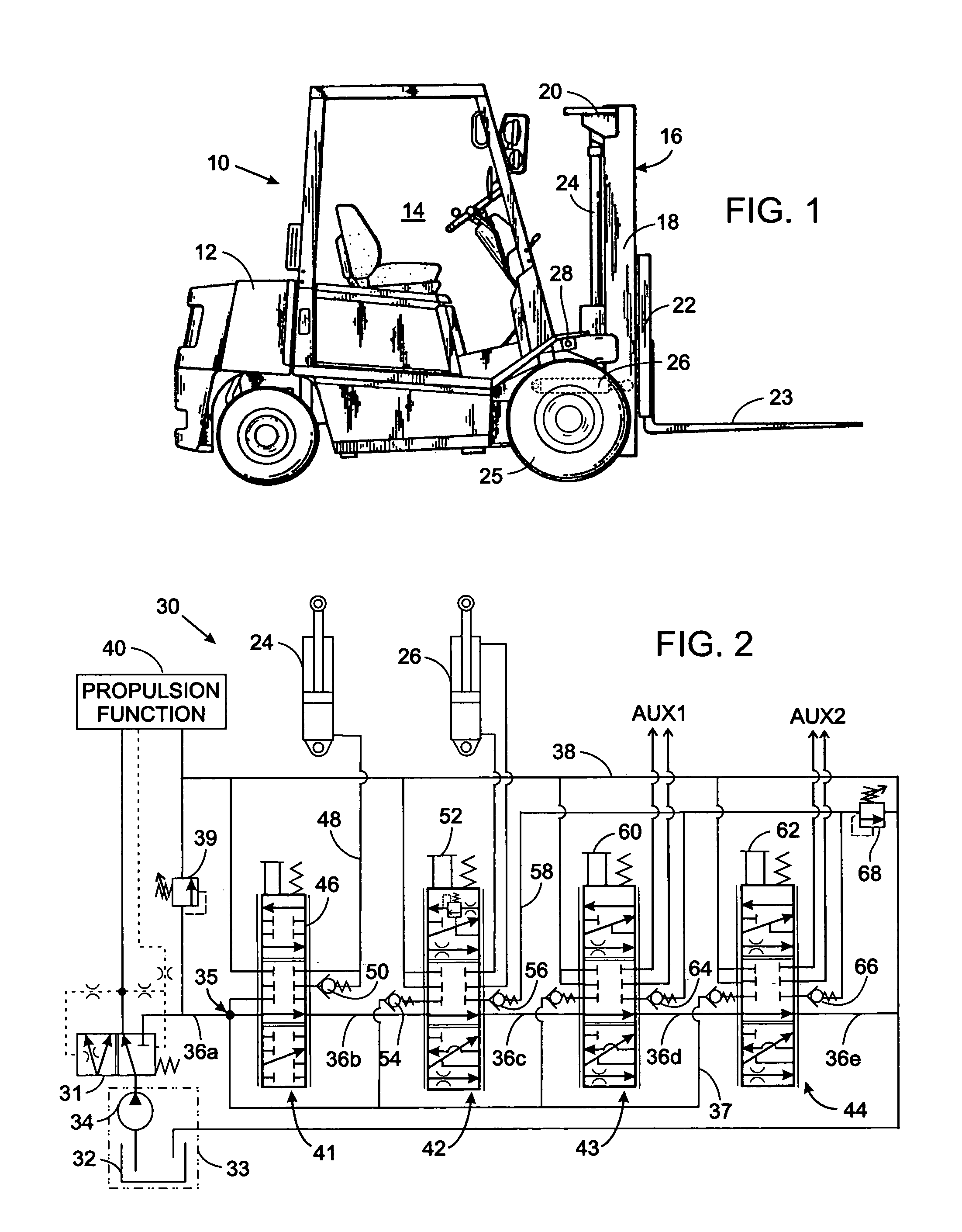 Hydraulic system with multiple pressure relief levels