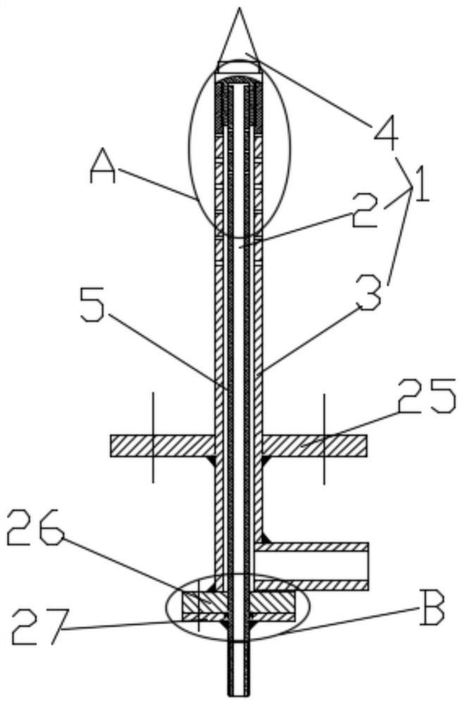 Device for automatically taking coconut water and using method of device