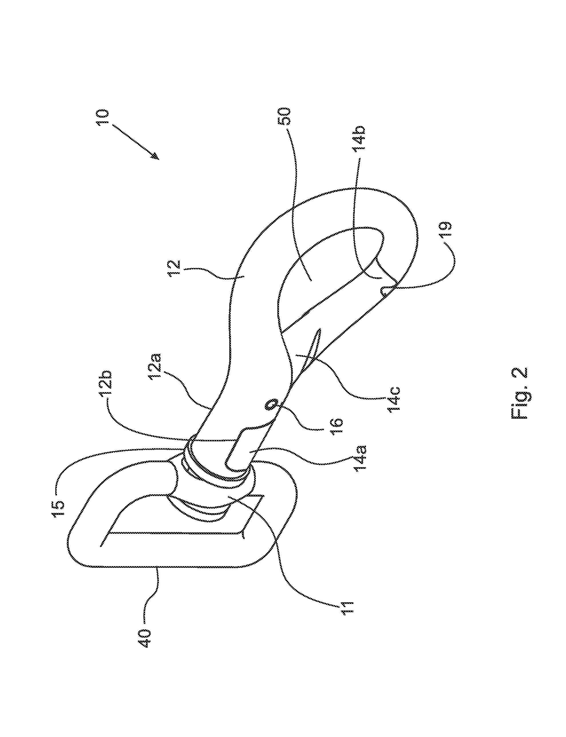 Hook with magnetic closure