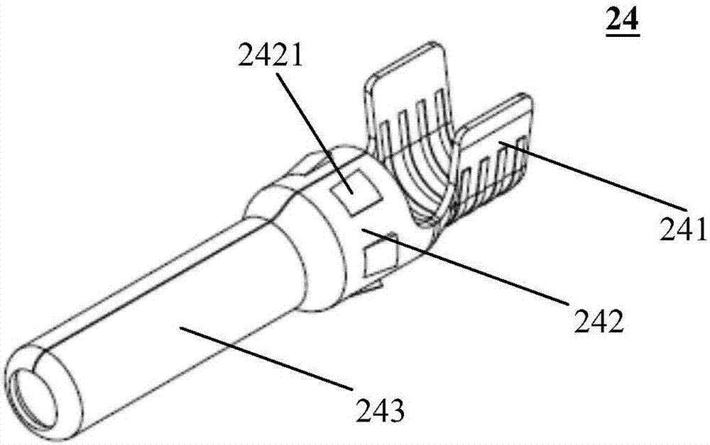 Terminal and connector for photovoltaic module connector