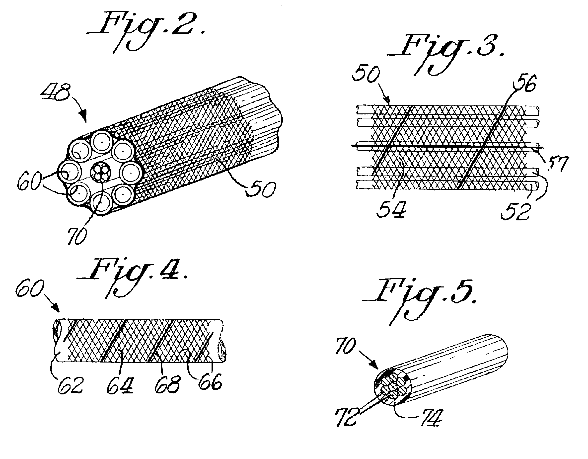 Hydraulic and electric umbilical connection for an inspection vehicle for inspecting a liquid-filled tank