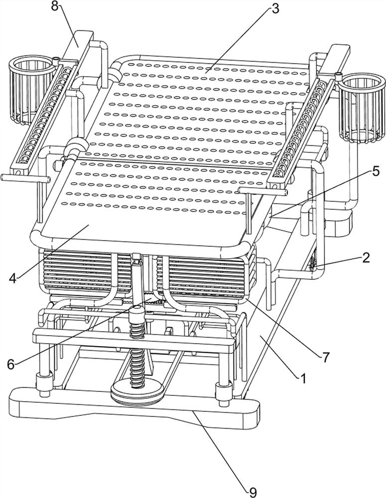 A kind of multifunctional medical bed for burn department