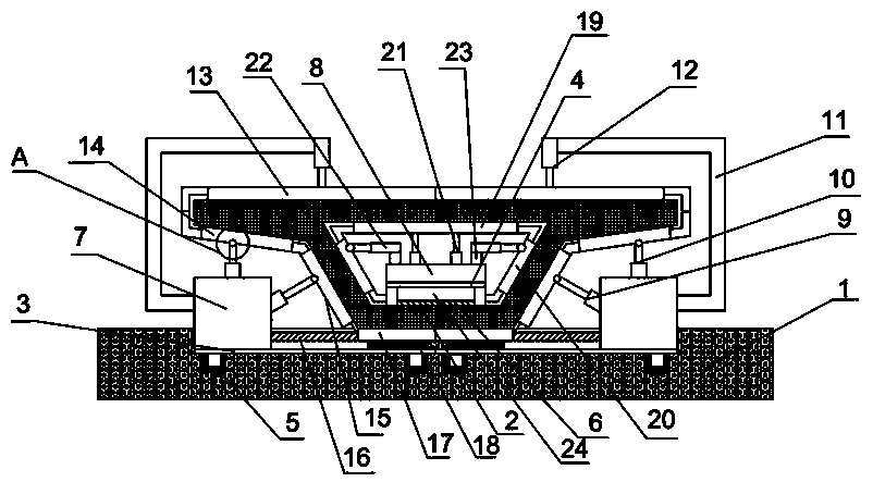 A multi-angle spraying device for high-speed railway prefabricated bridges