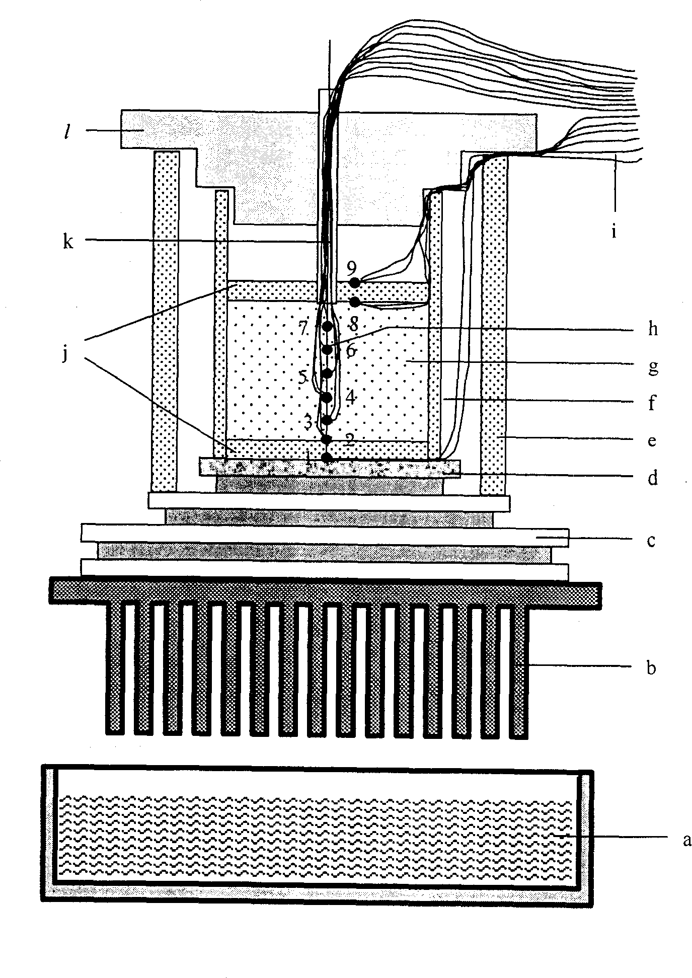 Method of determining latent heat of biological sample in freezing or melting process and its device