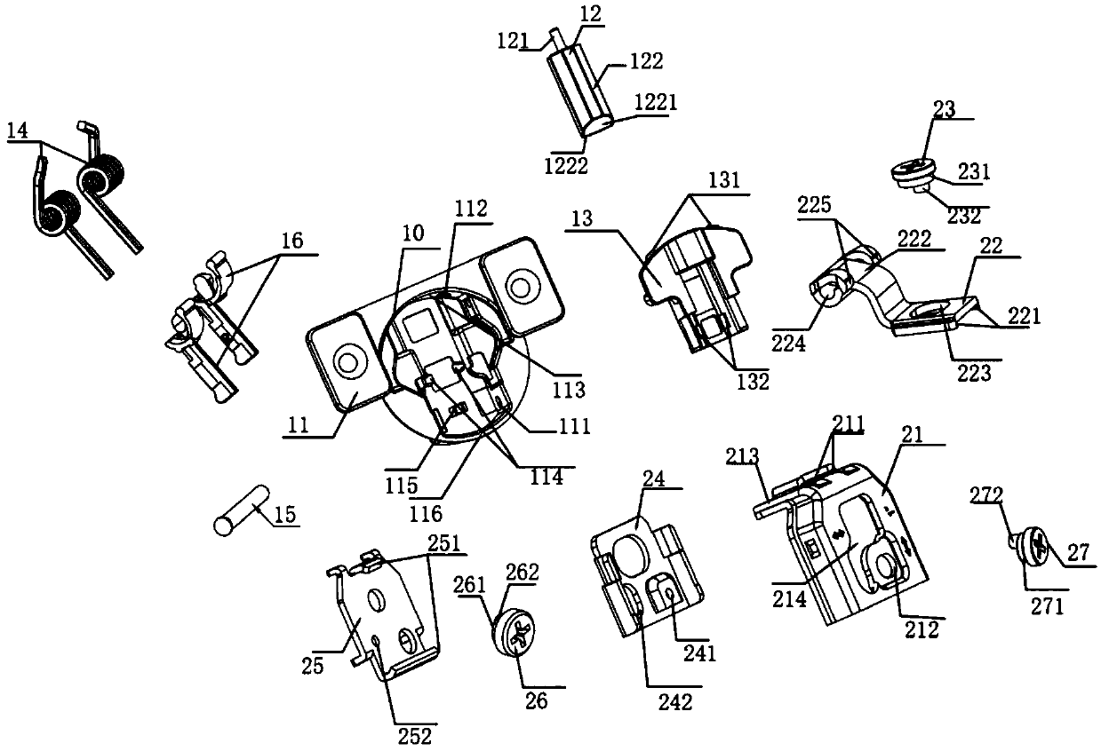 American-style damping hinge