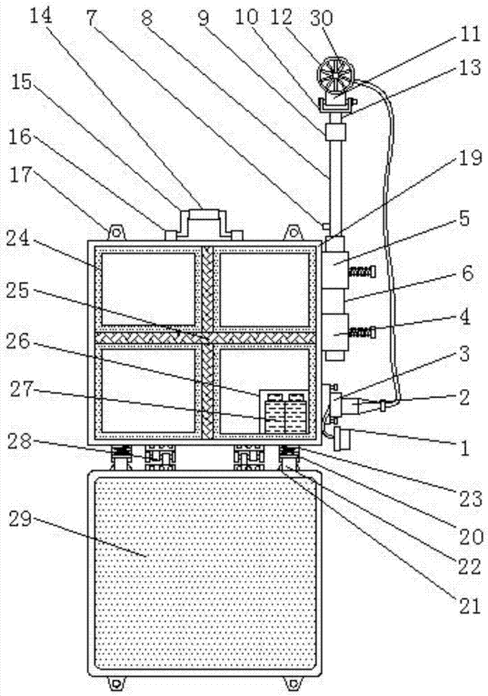 Novel box-type illumination lamp