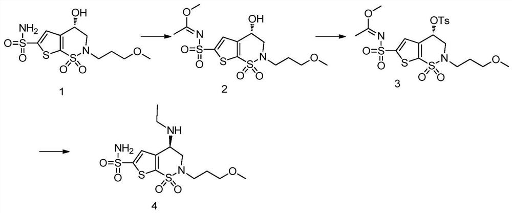 A kind of preparation method of chiral amino compound and its intermediate