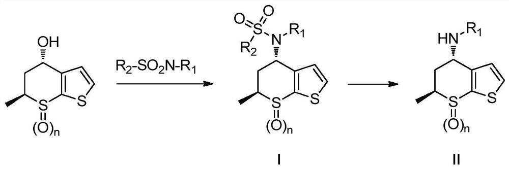 A kind of preparation method of chiral amino compound and its intermediate