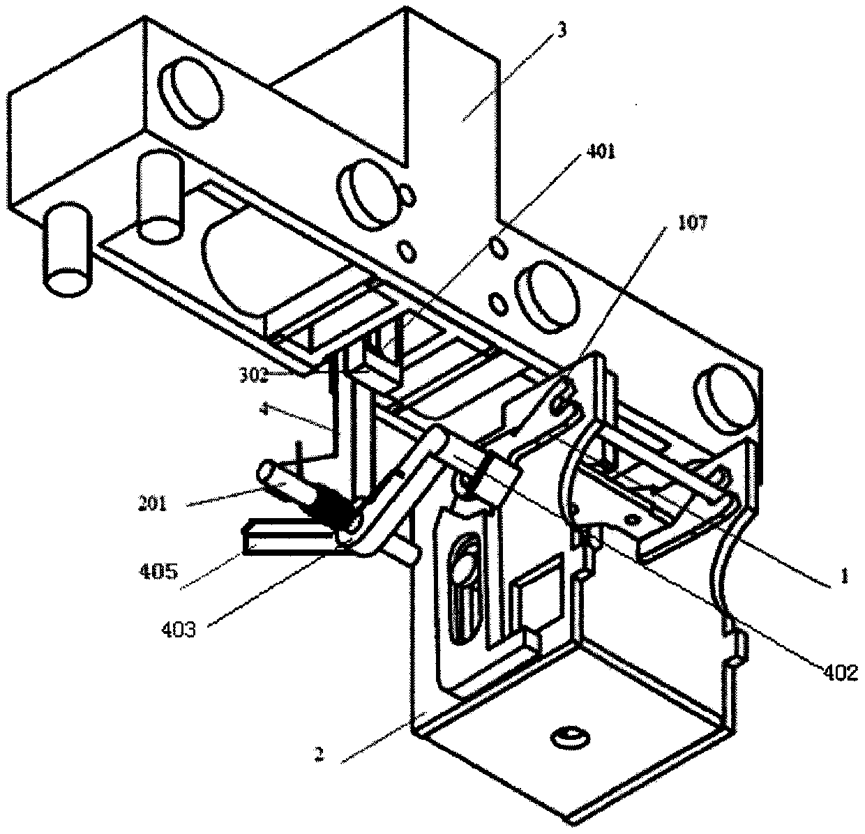 Tripping mechanism and surge protector adopting tripping mechanism