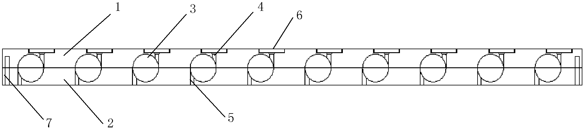 Array attenuator for high-energy laser and manufacturing method thereof